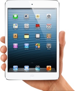 iPad Mini - doesn't it just fit into the hand nicely?